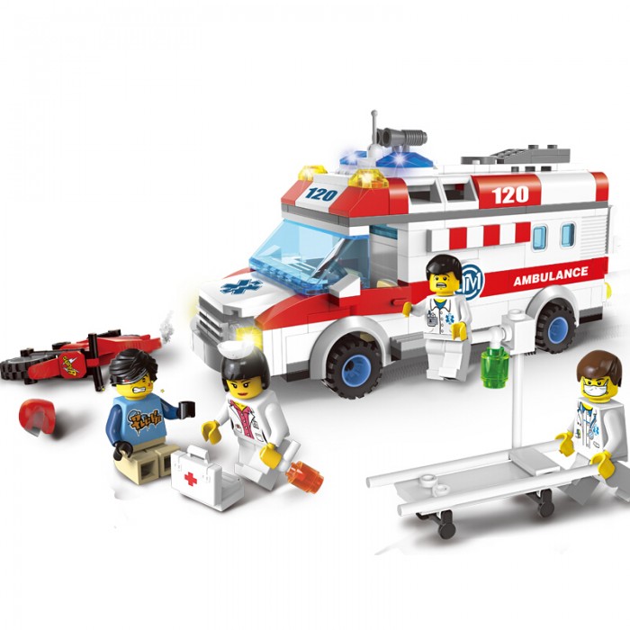ambulanza ferito lego