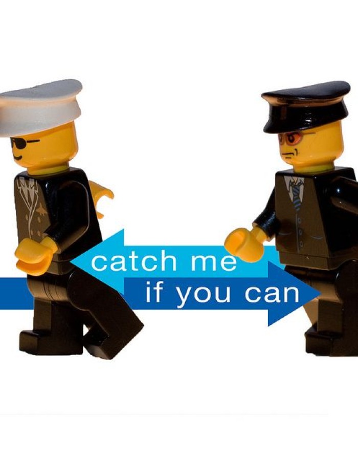 catch me if you can polizia ladro lego