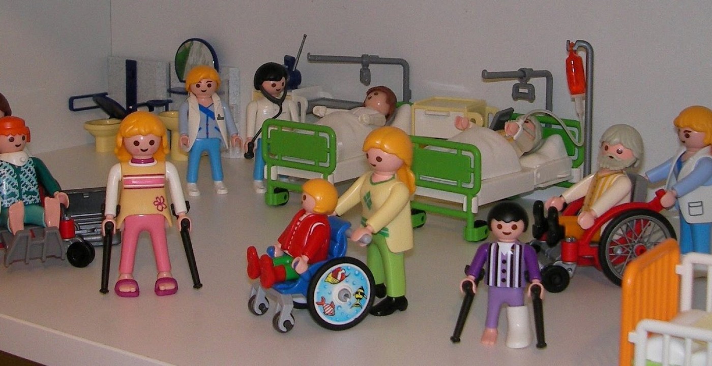 riabilitazione ospedale medic playmobil