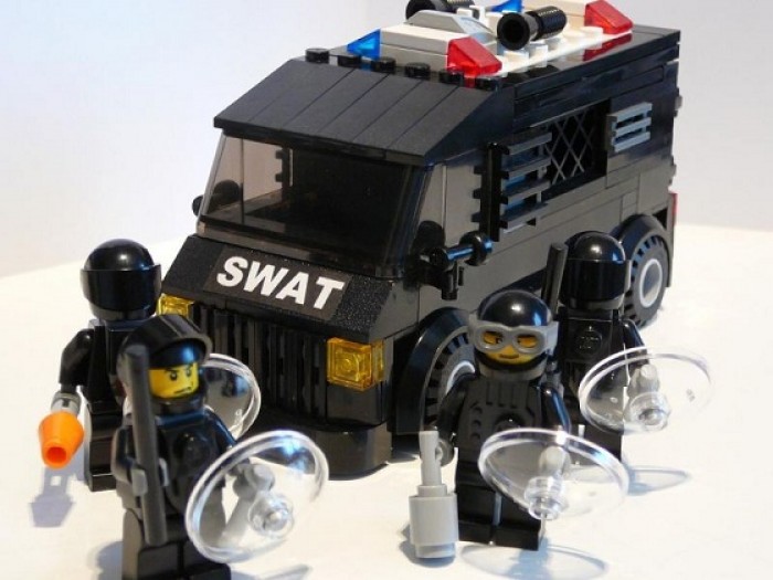 polizia swat squadra lego