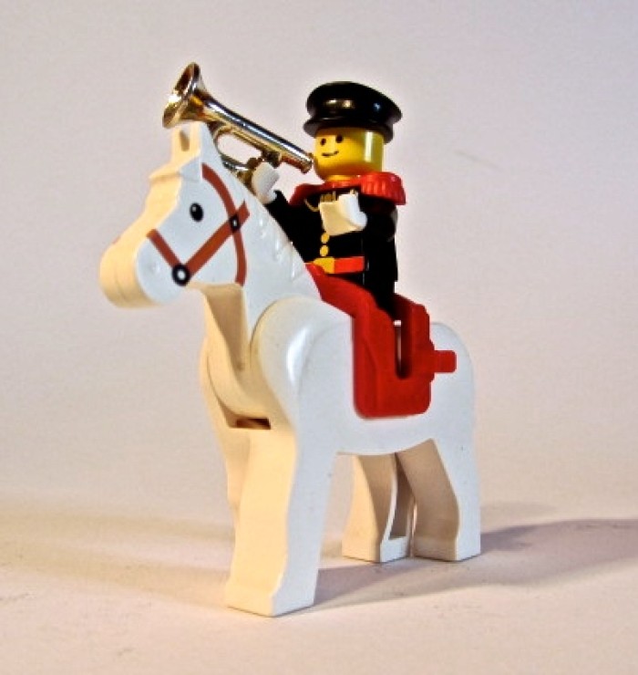 cavallo carabiniere tromba lego
