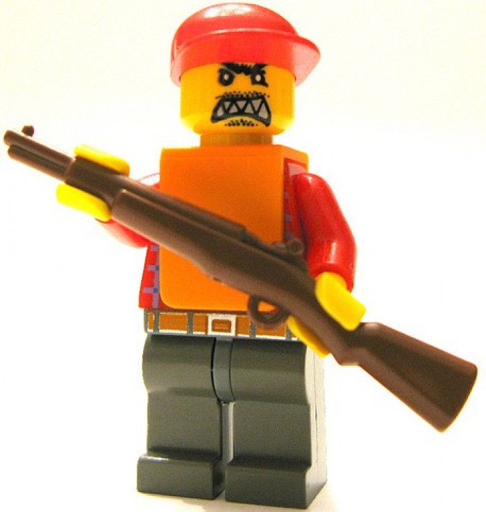 cacciatore arma fucile lego
